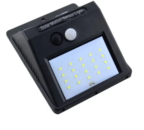 Вуличний ліхтар із датчиком руху на сонячній батареї BL-609 20SMD