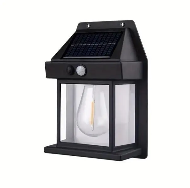 Вуличний світильник Solar Interaction Wall Lamp BK-888 із датчиком руху на сонячній батареї - Зображення 2