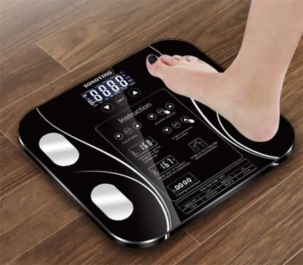 Розумні підлогові смарт ваги Bluetooth з додатком для Android або IOS, аналізатори жиру - Зображення 2
