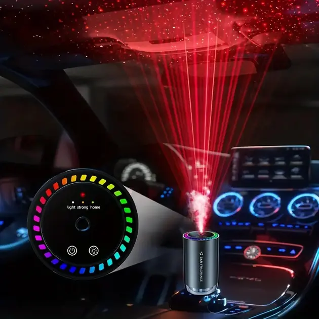 Розумний автомобільний ароматизатор з проекцією Aroma 300mAh, 50 мл - Зображення 3