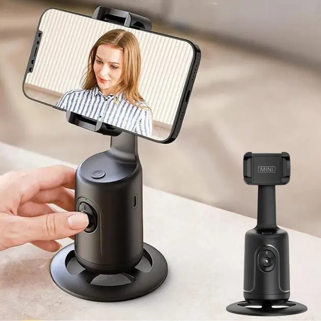 Розумний монопод P01 з датчиком руху Акумуляторний стабілізатор для телефону настільний смарт штатив - Зображення 5