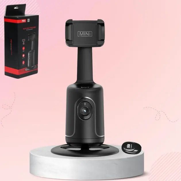 Розумний монопод P01 з датчиком руху Акумуляторний стабілізатор для телефону настільний смарт штатив - Зображення 9