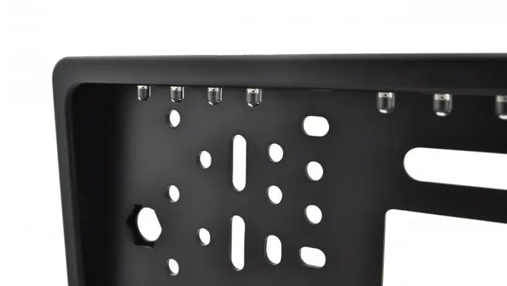 Камера заднього виду в номерній рамці з 4 LED підсвічуванням Black - Зображення 7