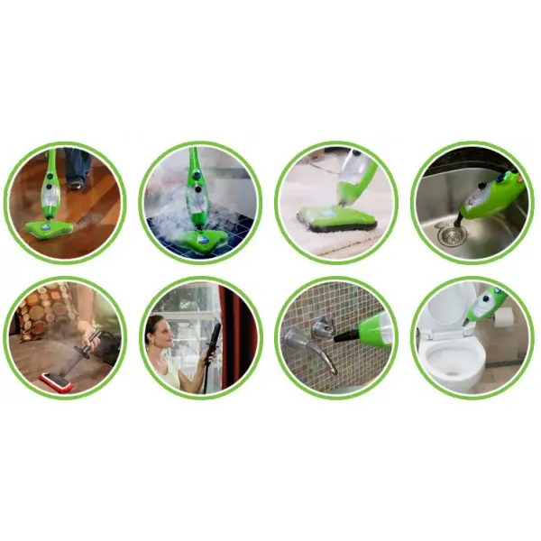 Універсальна парова швабра Steam Cleaner X5 MOP 5 в 1 - Зображення 6