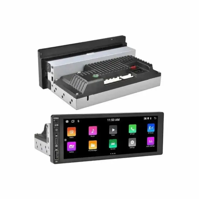 Універсальна магнітола в авто 6288-A 6.9'' (4+64GB) With Carplay з пультом 1din - Зображення 4