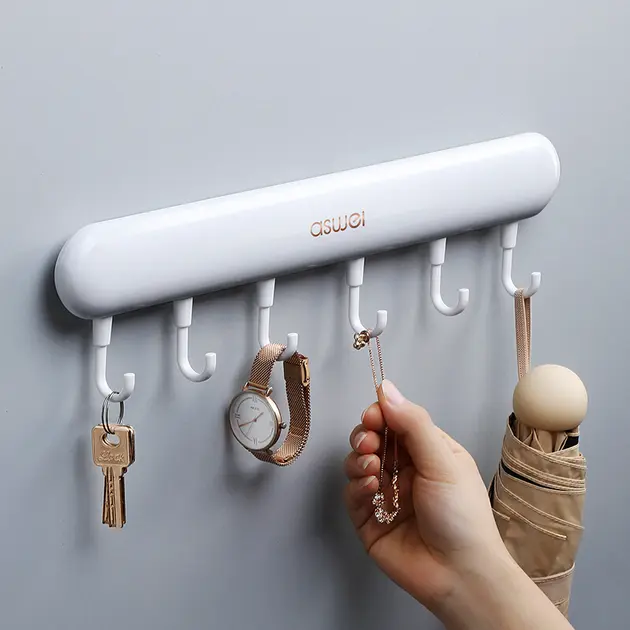 Універсальна настінна вішалка з гачками Towel hook LY-839 - Зображення 2
