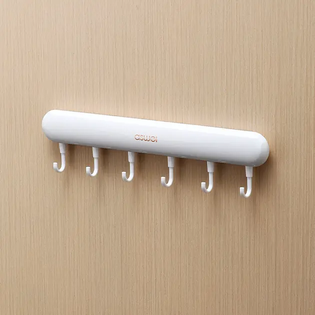 Універсальна настінна вішалка з гачками Towel hook LY-839 - Зображення 6