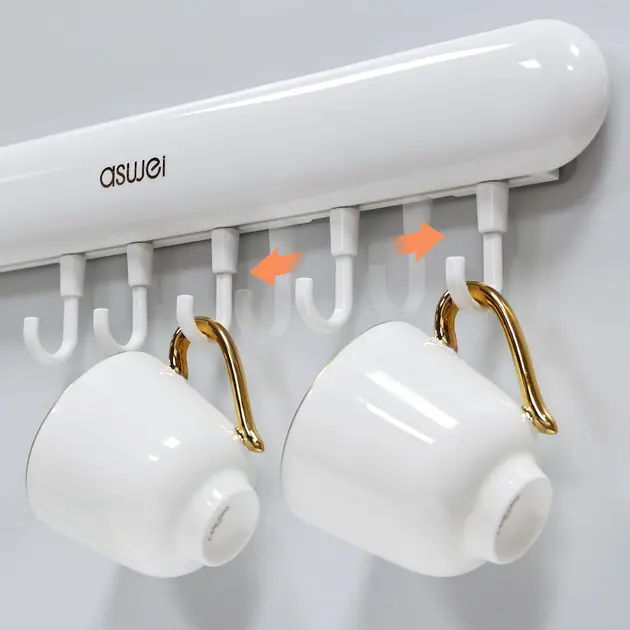 Універсальна настінна вішалка з гачками Towel hook LY-839 - Зображення 4