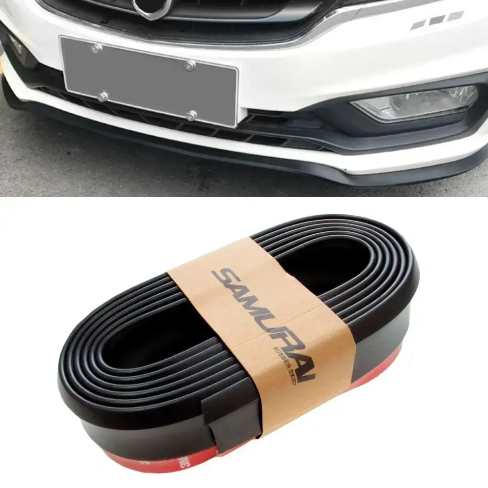 Універсальна гумова губа на бампер Samurai (молдинг на передній бампер на його нижню частину) - Зображення 3