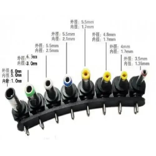 Універсальний зарядний пристрій MY-150 адаптер для ноутбуків 220 В 8 насадок - Зображення 5