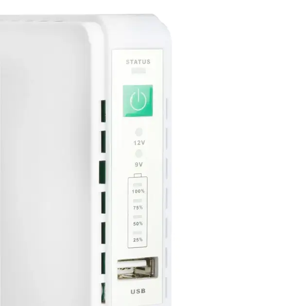 UPS для роутера та відеокамери з акумулятором – powerbank з виходом 5V, DC-9/12V, POE 15/24V - Зображення 4