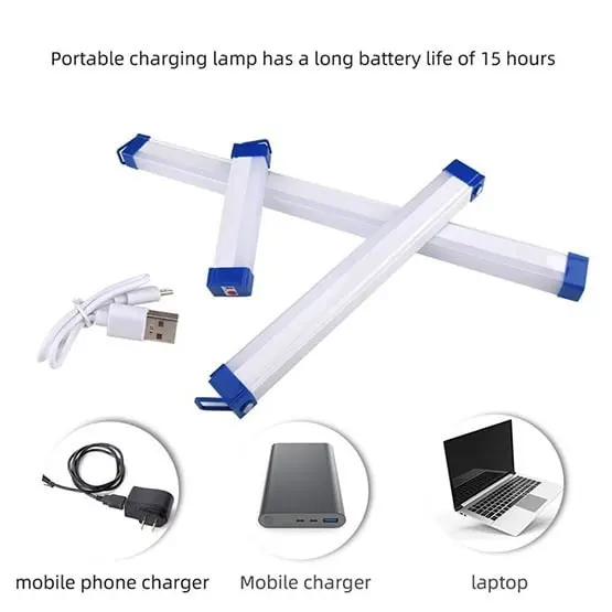 USB LED лампа аварійна, із магнітами та підвіскою - Зображення 4