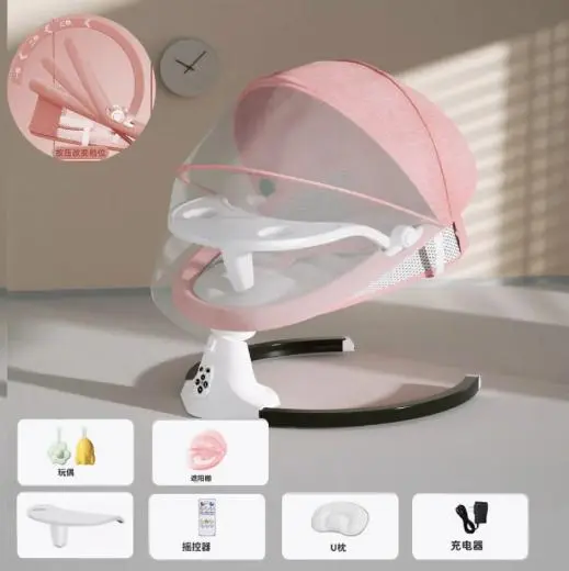 Заспокійливе крісло-гойдалка/колисковий шезлонг WX-088A - Зображення 2