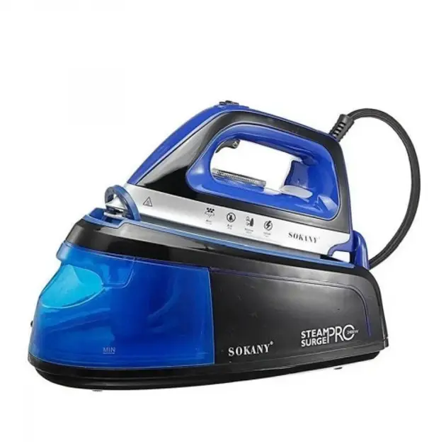 Праска з паровою станцією та антипригарним покриттям SOKANY SK-188 праска керамічна з самоочищенням 2400 Вт - Зображення 7