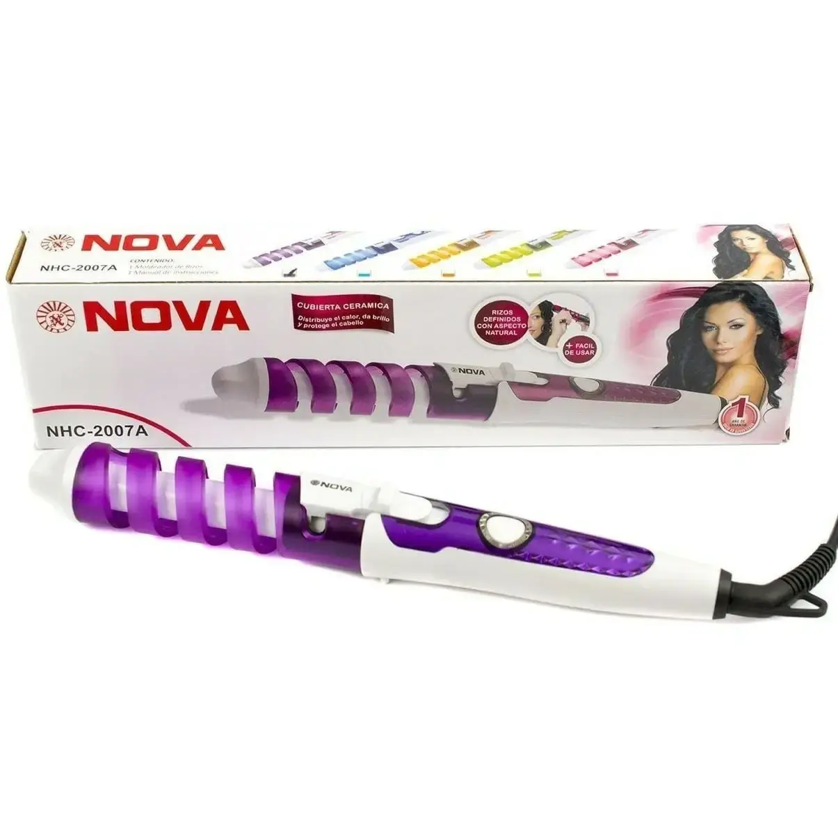 Праска для волосся (плойка) NOVA 2007 Спіральна плойка - Зображення 5