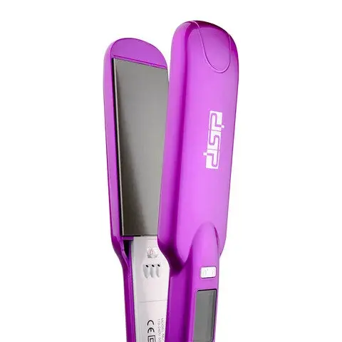 Праска випрямляч щипці для волосся професійний з керамічним покриттям 35W DSP Рожевий - Зображення 2