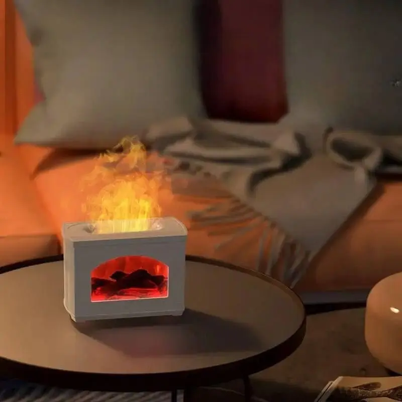 Зволожувач повітря для будинку з ефектом полум'я 12-24v Камін - Зображення 5