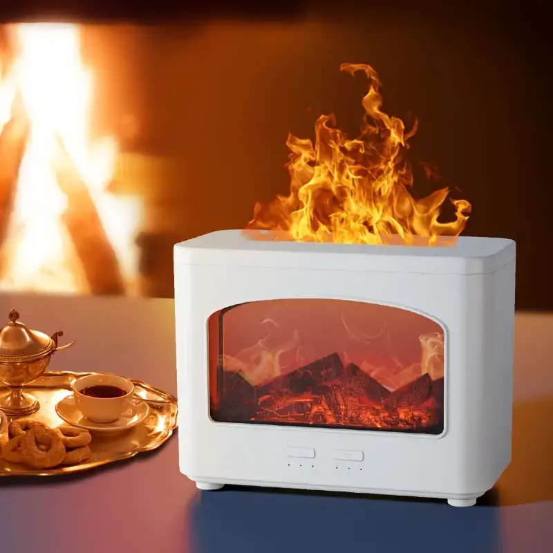 Зволожувач повітря для будинку з ефектом полум'я 12-24v Камін - Зображення 2