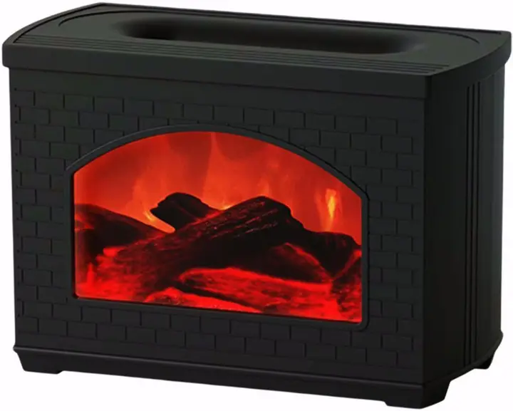 Зволожувач повітря Камін з ефектом полум'я Fireplace Humidifier 270 мл / Нічник аромадифузор з імітацією вогню та світлодіодним підсвічуванням USB - Зображення 3