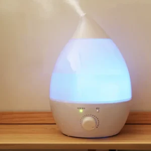 Зволожувач повітря на 1,3л підсвічуванням та регулятором Wild Wind Білий