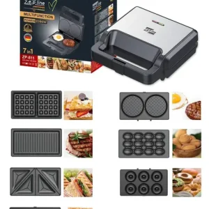 Вафельниця 7в1 2200 Вт Zepline ZP-811 Мультимейкер зі знімними пластинами