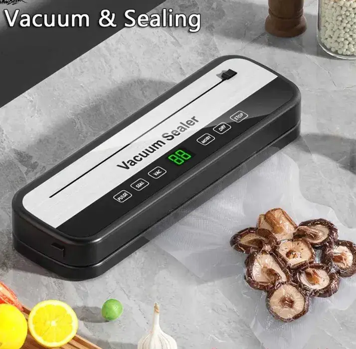 Вакууматор HZ-001 100W Сенсорний вакуумний пакувальник продуктів - Зображення 2