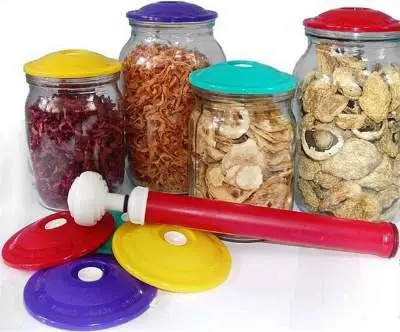 Вакуумна система консервування 9 кришок та насос - Зображення 2