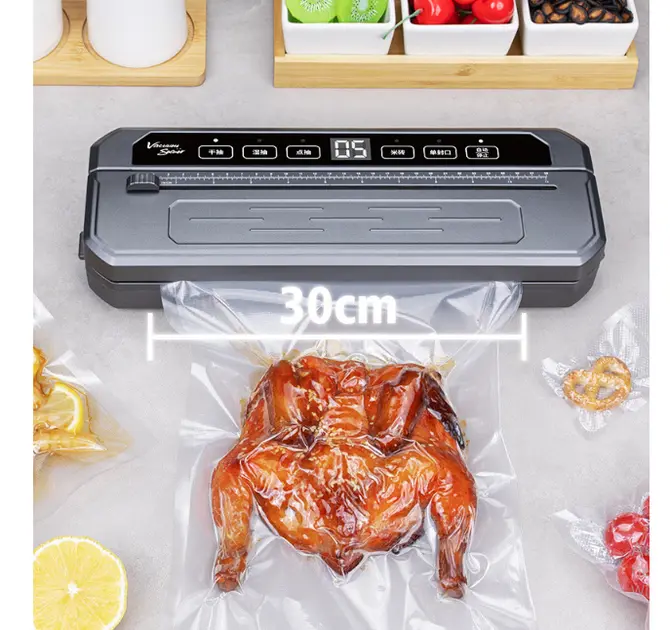 Вакуумний пакувальник універсальний Food Vaccum Sealer 65 kPa 6 режимів - Зображення 6