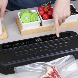 Вакуумний пакувальник універсальний Food Vaccum Sealer 65 kPa 6 режимів
