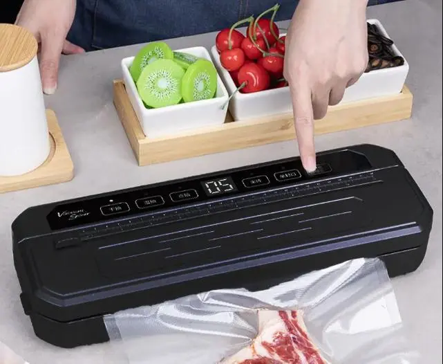 Вакуумний пакувальник універсальний Food Vaccum Sealer 65 kPa 6 режимів