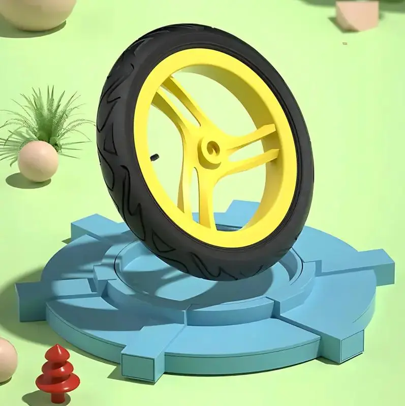 Велобіг з дельфіном, складаний беговел від 2 до 5 років, надувні колеса 12", навантаження до 40 кг, ВА03 4 кг - Зображення 8