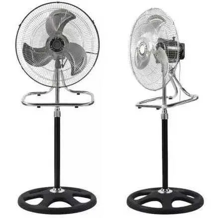 Вентилятор 3 в1 Wimpex 1807 Чорно - Сріблястий підлоговий настільний настінний охолоджувач з 3 швидкостями - Зображення 4