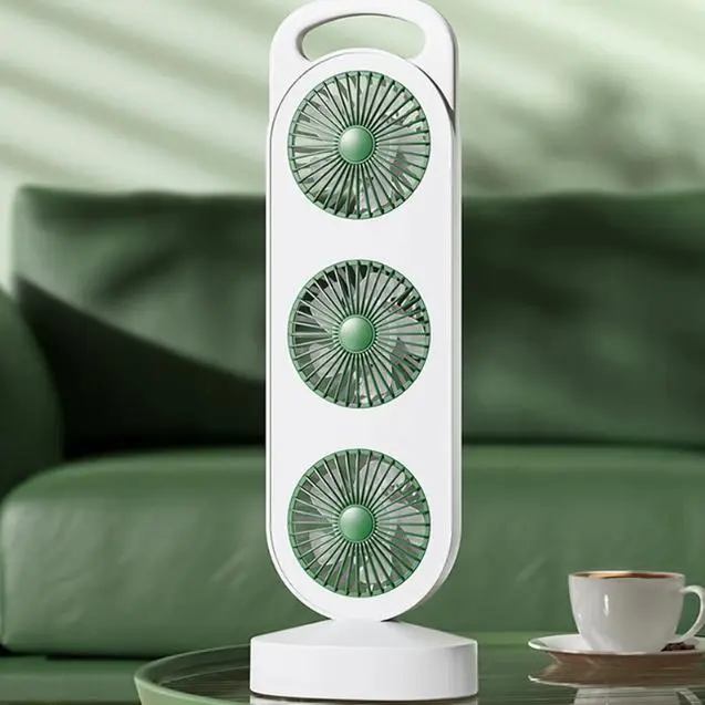 Вентилятор акумуляторний, 1200мАч, від USB, S-31 / Міні вентилятор портативний / Настільний вентилятор - Зображення 6