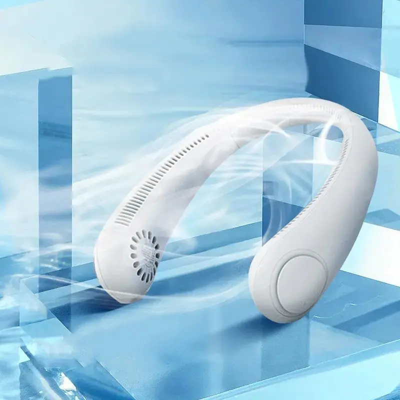 Вентилятор на шию Cat-neck Fan міні портативний, Універсальний вентилятор на шию USB - Зображення 2