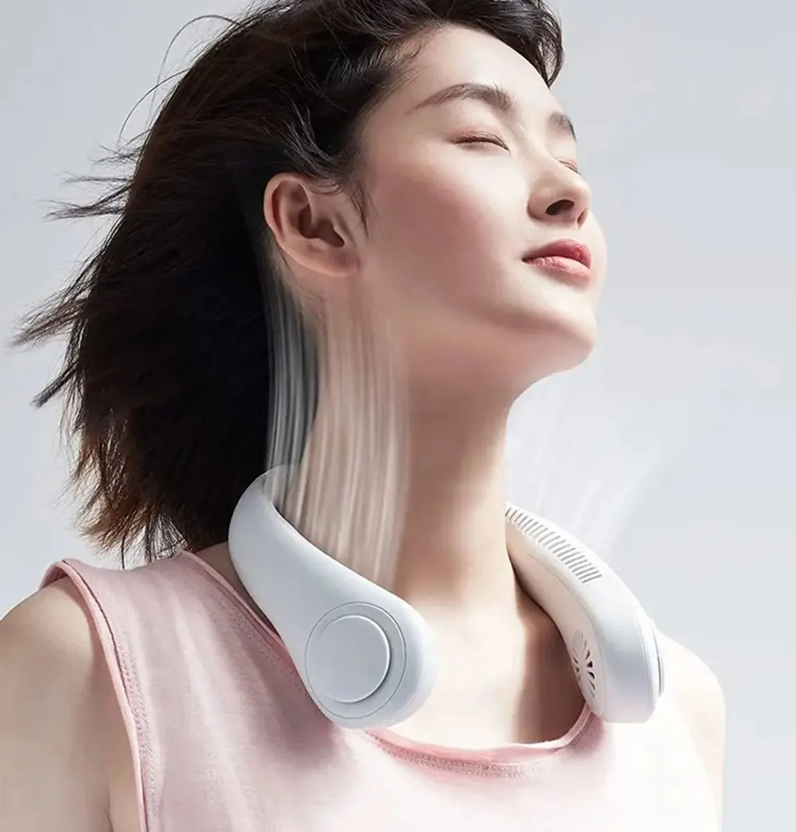 Вентилятор на шию Cat-neck Fan міні портативний, Універсальний вентилятор на шию USB - Зображення 5