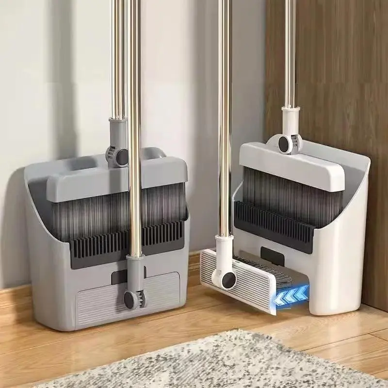 Віник та щітка з совком для прибирання 3 в 1 - Зображення 4