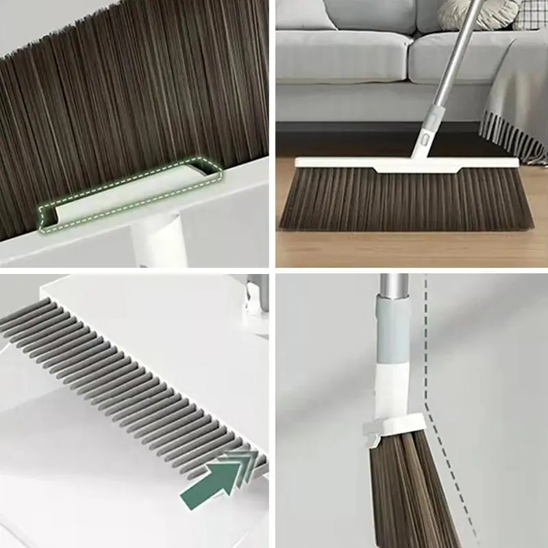 Віник та щітка з совком для прибирання 3 в 1 - Зображення 7