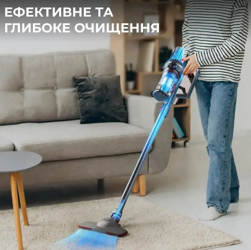 Вертикальний пилосос 2000Вт SOKANY SK-3378 колбовий з циклонним фільтром, Ручний потужний контейнерний пилосос - Зображення 5