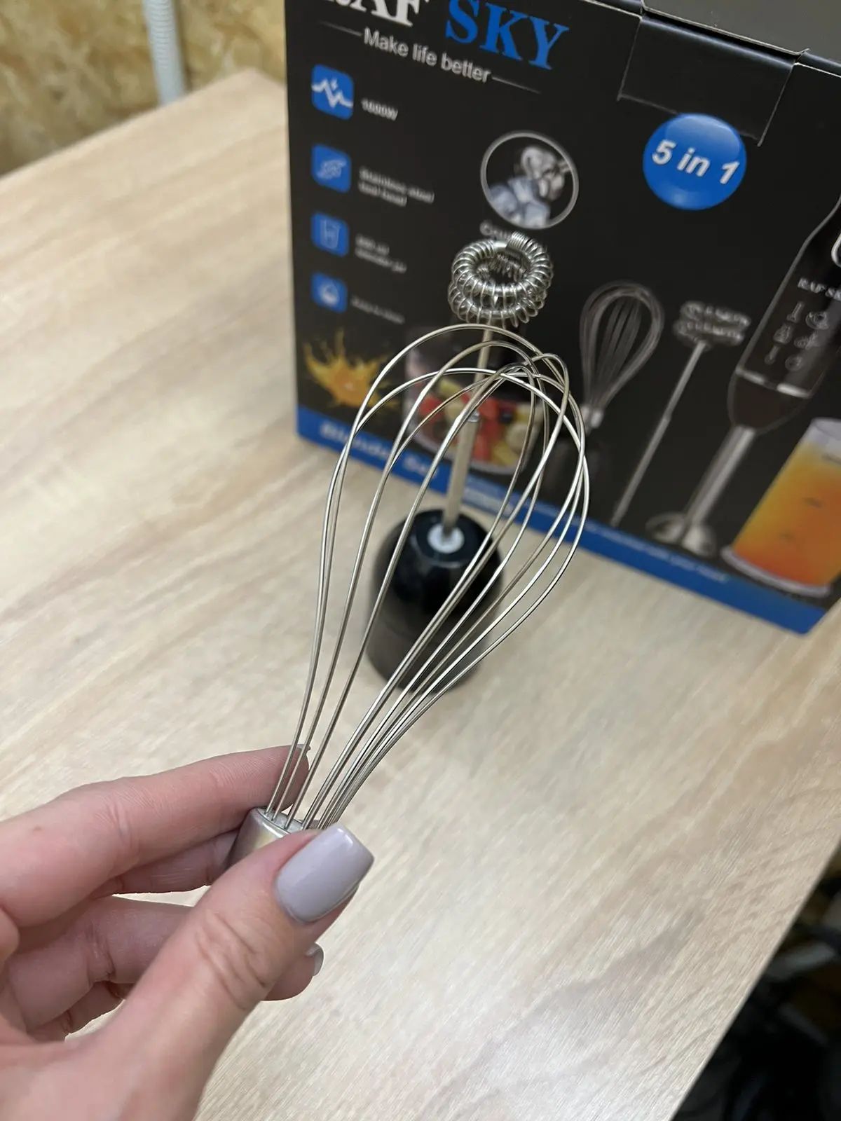 Ручний блендер RAF 1600 w 5 в 1 RS7318 - Зображення 7