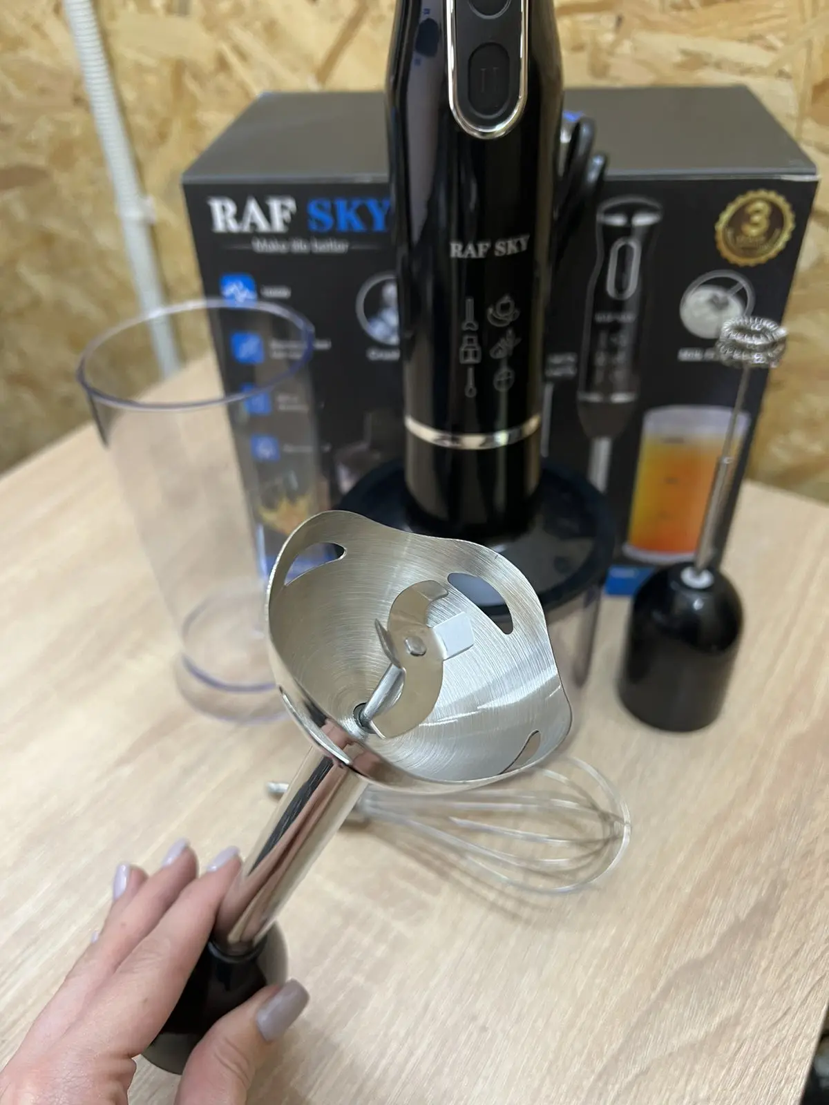 Ручний блендер RAF 1600 w 5 в 1 RS7318 - Зображення 3