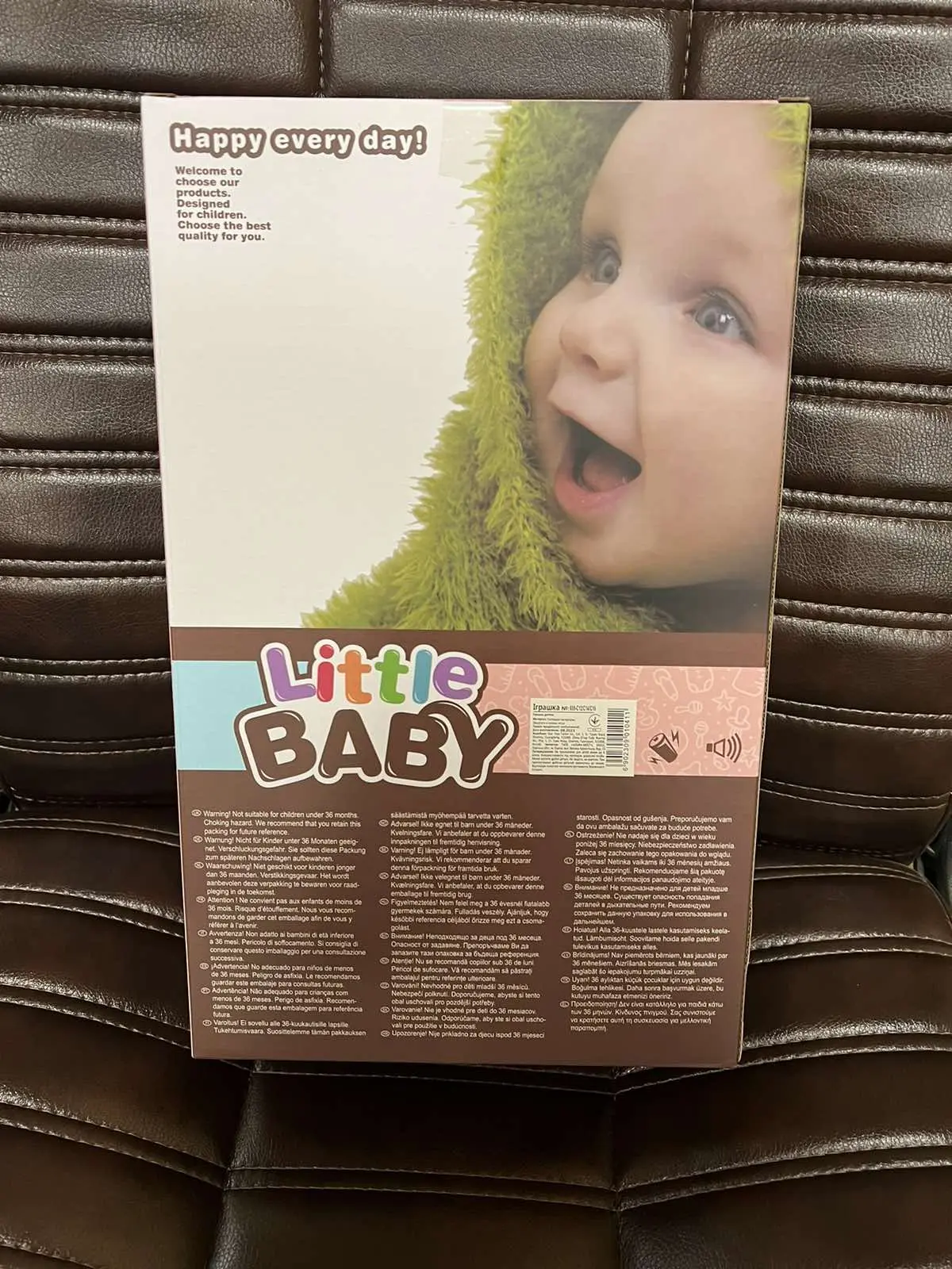 Лялька пупс, що розмовляє з пляшечкою та серветками Little Baby - Зображення 3