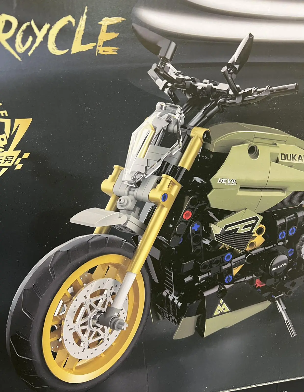 Конструктор-мотоцикл Лего "DUCATI GRAND DEVIL" 756 деталей QJ 5184 - Зображення 3