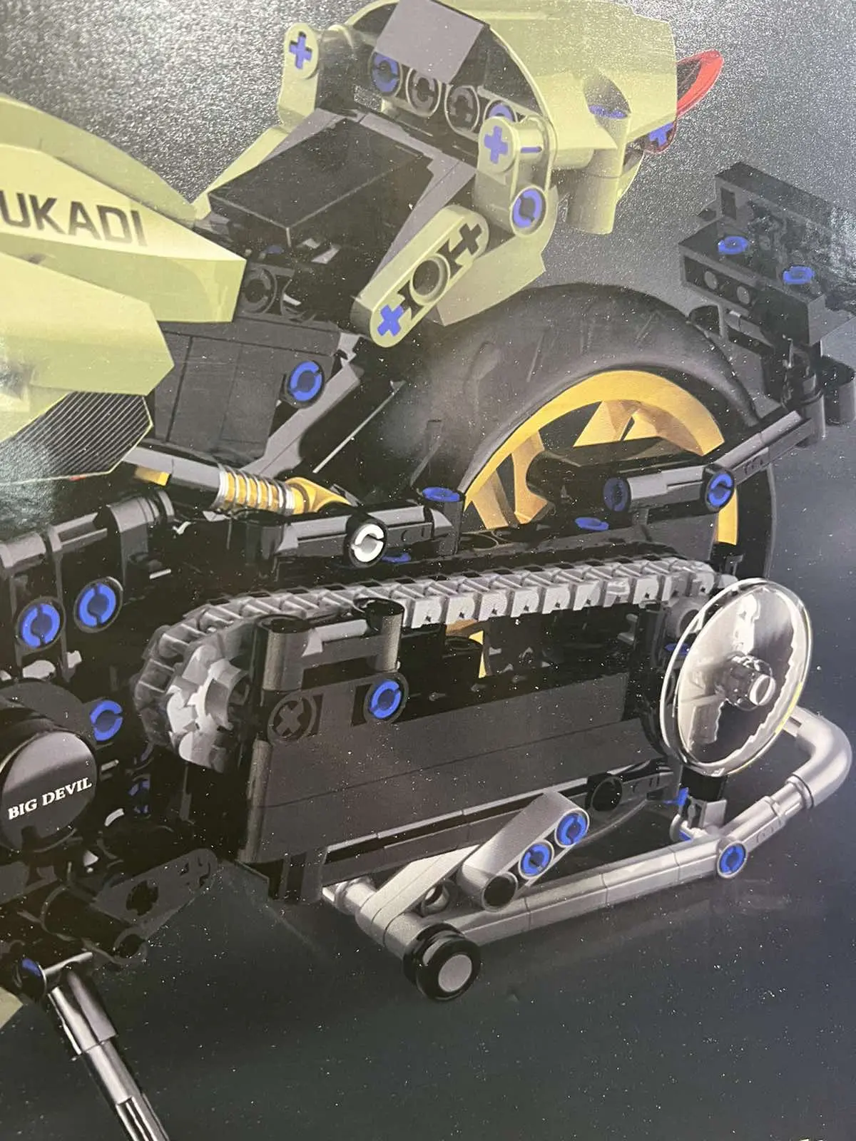 Конструктор-мотоцикл Лего "DUCATI GRAND DEVIL" 756 деталей QJ 5184 - Зображення 2