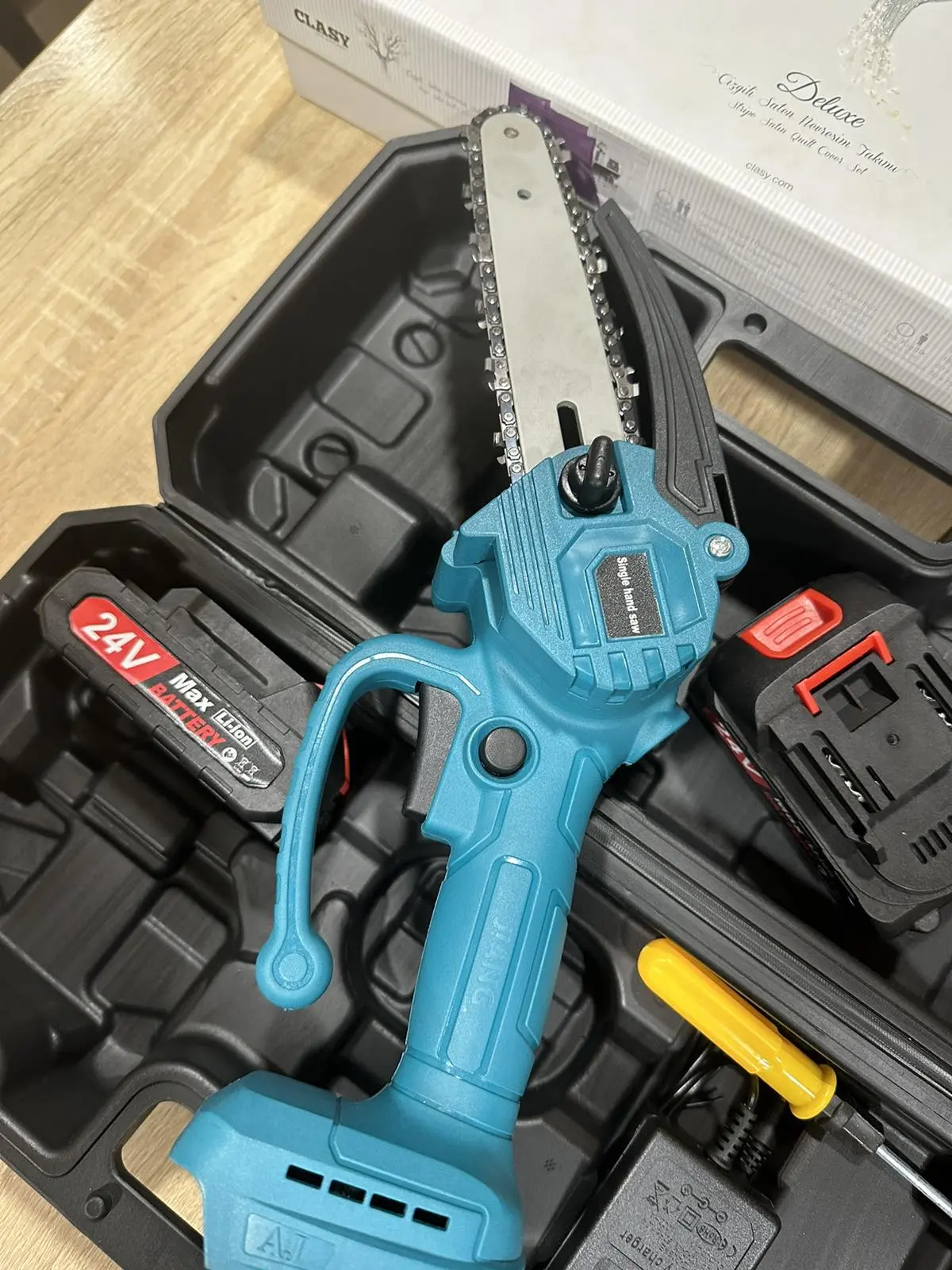 Міні пила (24В, 5,0 Ач) Віткоріз компактна і легко ланцюгова пила акумуляторна - Зображення 5