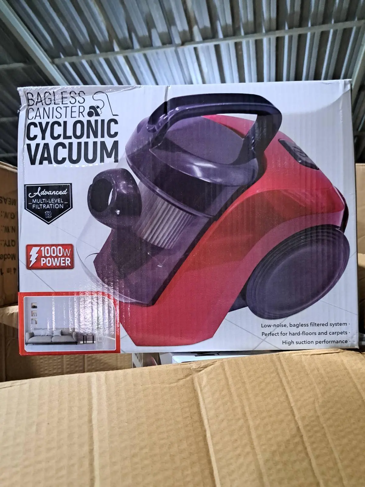 Пилосос cyclonic vacuum 1000w з колбою 2л - Зображення 2