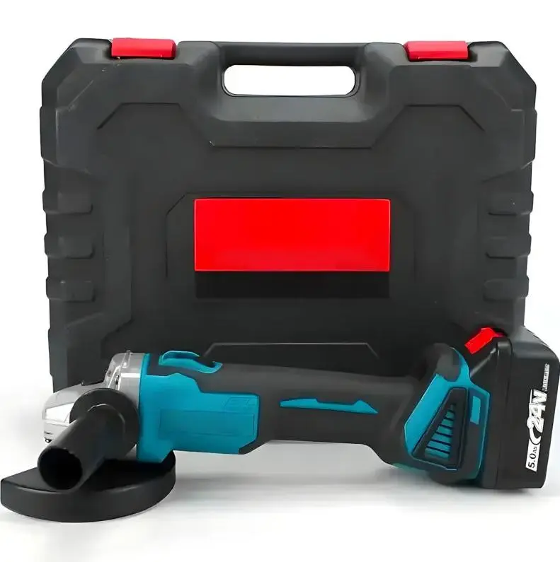 Потужна акумуляторна болгарка в кейсі LITHIUM POWER компактна акумуляторна болгарка, 2 акумулятори 24V - Зображення 4