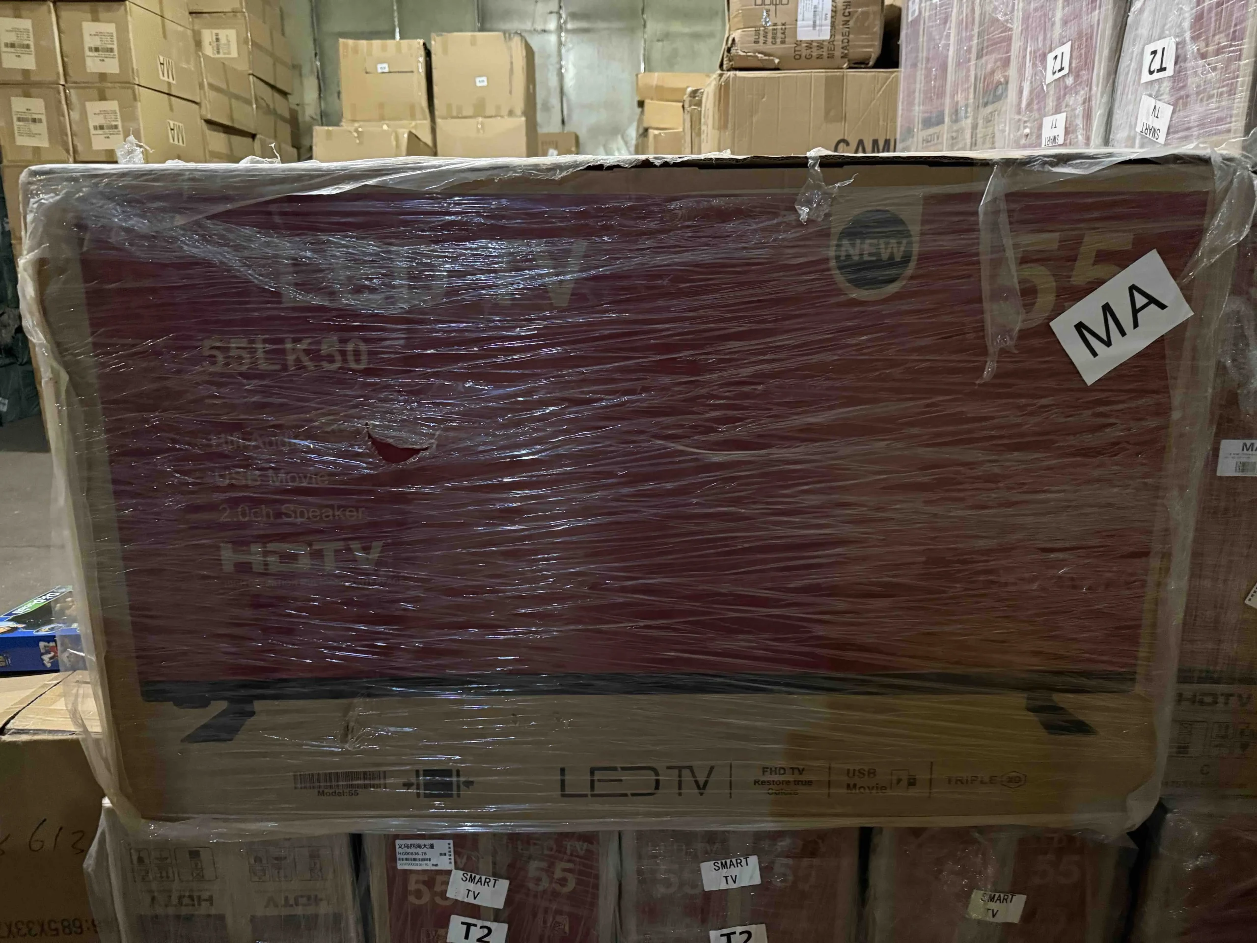 Телевізор Android TV 55" дюйми Android T2 FULL HD USB/HDMI wi-fi - Зображення 5