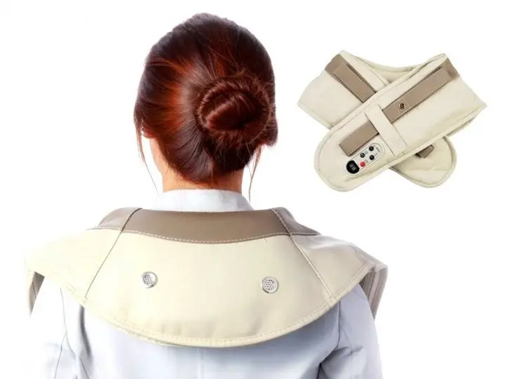 Вібраційно-ударний масажер для плечей та тіла Cervical Massage Shawls - Зображення 3