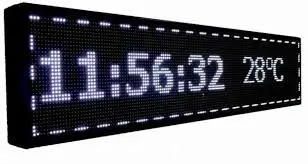 Внутрішній світлодіодний рядок, програмований, 100*20 White (білі LED діоди) внутрішній - Зображення 2