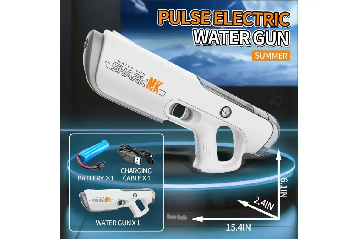 Водяний бластер Shark електричний з автоматичним набором води - Зображення 5